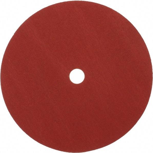 3M - 9-1/8" Diam 7/8" Hole 80 Grit Fiber Disc - Medium Grade, Ceramic, 6,600 Max RPM, Series 987C - Apex Tool & Supply