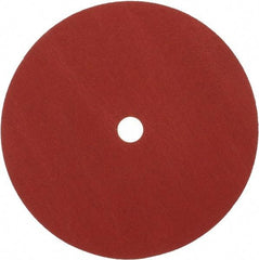 3M - 9-1/8" Diam 7/8" Hole 80 Grit Fiber Disc - Medium Grade, Ceramic, 6,600 Max RPM, Series 987C - Apex Tool & Supply
