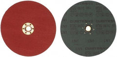 3M - 7" Diam 5/8-11 Threaded Hole 60 Grit Fiber Disc - Medium Grade, Ceramic, 8,600 Max RPM, Series 987C - Apex Tool & Supply
