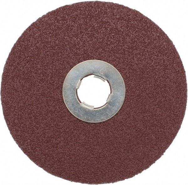 3M - 5" Diam 5/8-11 Threaded Hole 60 Grit Fiber Disc - Medium Grade, Ceramic, 12,000 Max RPM, Series 982C - Apex Tool & Supply