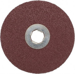3M - 5" Diam 5/8-11 Threaded Hole 60 Grit Fiber Disc - Medium Grade, Ceramic, 12,000 Max RPM, Series 982C - Apex Tool & Supply