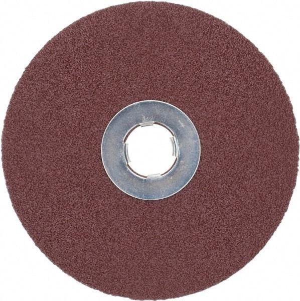 3M - 5" Diam 5/8-11 Threaded Hole 80 Grit Fiber Disc - Medium Grade, Ceramic, 12,000 Max RPM, Series 982C - Apex Tool & Supply
