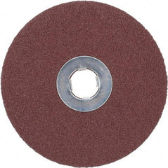 3M - 5" Diam 5/8-11 Threaded Hole 80 Grit Fiber Disc - Medium Grade, Ceramic, 12,000 Max RPM, Series 982C - Apex Tool & Supply
