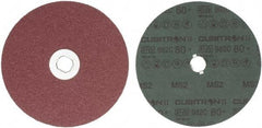 3M - 7" Diam 5/8-11 Threaded Hole 80 Grit Fiber Disc - Medium Grade, Ceramic, 8,600 Max RPM, Series 982C - Apex Tool & Supply