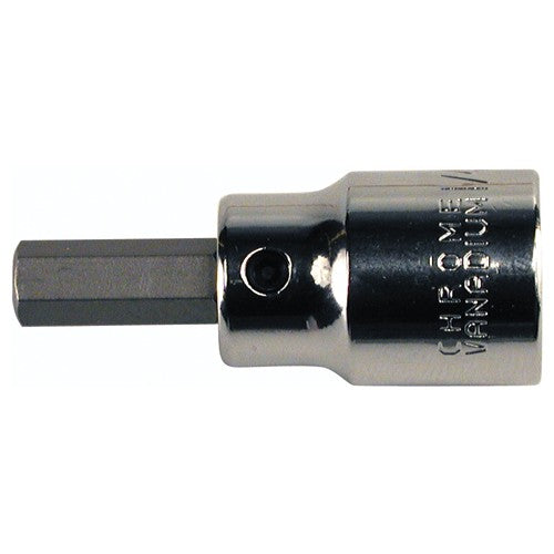 Hex Inch Bit Socket 3/8″ Square Drive with 1/4″ Replaceable Hex Bit 1/8″ × 42 mm Overall Length - Apex Tool & Supply