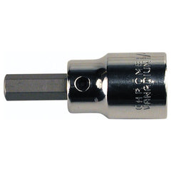 Hex Inch Bit Socket 3/8″ Square Drive with 1/4″ Replaceable Hex Bit 1/4″ × 42 mm Overall Length - Apex Tool & Supply