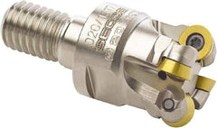 Seco - 16mm Cutting Diam, 3.5mm Max Depth of Cut, Modular Connection Indexable Copy End Mill - 3 Inserts, RDH.. 0702 Insert, R217.29 Toolholder, Through Coolant - Apex Tool & Supply