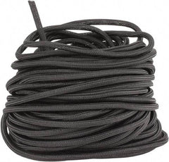 Techflex - Black Braided Cable Sleeve - 200' Coil Length, -103 to 257°F - Apex Tool & Supply