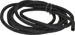 Techflex - Black Braided Cable Sleeve - 10' Coil Length, -103 to 257°F - Apex Tool & Supply