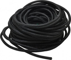 Techflex - Black PET Braided Cable Sleeve - 100' Coil Length, -103 to 257°F - Apex Tool & Supply