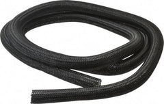 Techflex - Black Braided Cable Sleeve - 10' Coil Length, -103 to 257°F - Apex Tool & Supply