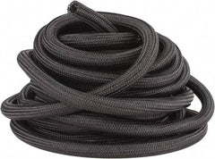 Techflex - Black Braided Cable Sleeve - 50' Coil Length, -103 to 257°F - Apex Tool & Supply