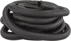 Techflex - Black Braided Cable Sleeve - 25' Coil Length, -103 to 257°F - Apex Tool & Supply