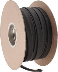 Techflex - Black Braided Expandable Cable Sleeve - 250' Coil Length, -103 to 257°F - Apex Tool & Supply