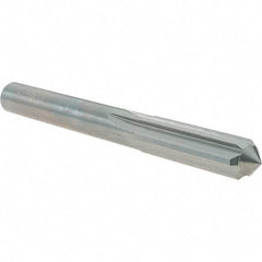 OSG - Letter V Solid Carbide Chucking Reamer - Straight Flute, 23/64" Straight Shank, 1-1/4" Flute Length, 3-1/2" OAL - Apex Tool & Supply