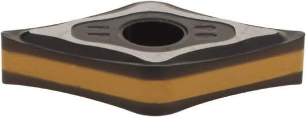 Iscar - DNMG432 PP Grade IC8250 Carbide Turning Insert - TiCN/Al2O3 Finish, 55° Diamond, 1/2" Inscr Circle, 3/16" Thick, 1/32" Corner Radius - Apex Tool & Supply