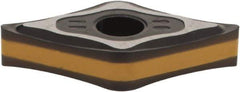 Iscar - DNMG432 PP Grade IC8250 Carbide Turning Insert - TiCN/Al2O3 Finish, 55° Diamond, 1/2" Inscr Circle, 3/16" Thick, 1/32" Corner Radius - Apex Tool & Supply