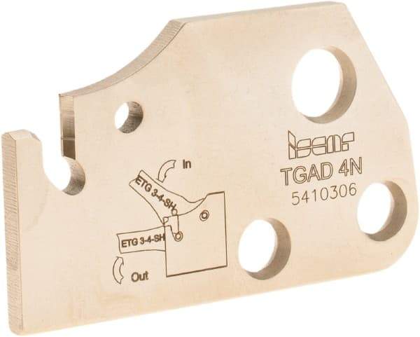 Iscar - 0.146 to 0.177" Groove Width, Right Hand Cut, TGAD Indexable Grooving Blade - 0.126 Seat Size, TAG N-A, TAG N-C/W/M, TAG N-J/JS/JT, TAG N-LF, TAG N-MF, TAG N-UT, TAG R/L-C, TAG R/L-J/JS Insert Style, Series Tang-Grip - Apex Tool & Supply