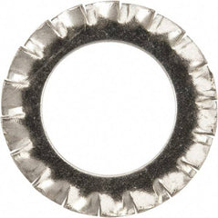 Value Collection - M14 Screw, 15mm ID, Stainless Steel External Tooth Lock Washer - 24mm OD, Uncoated, Grade 316 & Austenitic A4 - Apex Tool & Supply