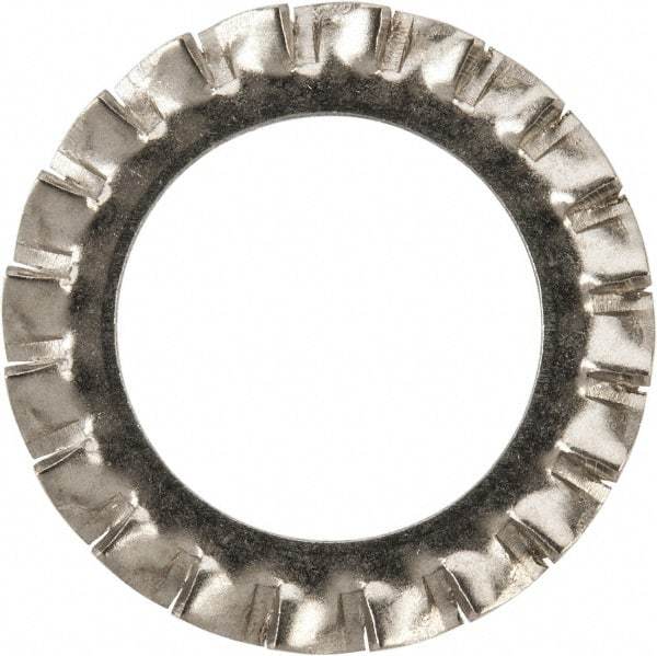 Value Collection - M20 Screw, 21mm ID, Stainless Steel External Tooth Lock Washer - 33mm OD, Uncoated, Grade 316 & Austenitic A4 - Apex Tool & Supply