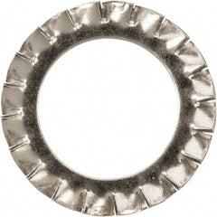 Value Collection - M22 Screw, 23mm ID, Stainless Steel External Tooth Lock Washer - 36mm OD, Uncoated, Grade 316 & Austenitic A4 - Apex Tool & Supply