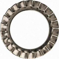 Value Collection - M30 Screw, 31mm ID, Stainless Steel External Tooth Lock Washer - 48mm OD, Uncoated, Grade 316 & Austenitic A4 - Apex Tool & Supply