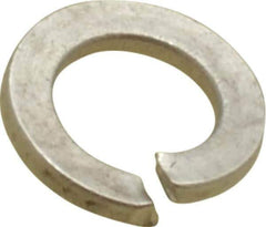 Value Collection - M4, 4.1mm ID, 7.6mm OD, 0.9mm Thick Split Lock Washer - 316 Austenitic Grade A4 Stainless Steel, Uncoated, 4.1mm Min ID, 4.4mm Max ID, 7.6mm Max OD - Apex Tool & Supply