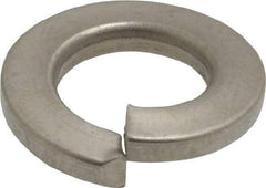 Value Collection - M8, 8.1mm ID, 14.8mm OD, 2mm Thick Split Lock Washer - 316 Austenitic Grade A4 Stainless Steel, Uncoated, 8.1mm Min ID, 8.5mm Max ID, 14.8mm Max OD - Apex Tool & Supply