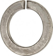 Value Collection - M48, 49mm ID, 75mm OD, 7mm Thick Split Lock Washer - 316 Austenitic Grade A4 Stainless Steel, Uncoated, 49mm Min ID, 50.5mm Max ID, 75mm Max OD - Apex Tool & Supply