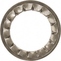 Value Collection - M24 Screw, 25mm ID, Stainless Steel Internal Tooth Lock Washer - 38mm OD, Uncoated, Grade 316 & Austenitic A4 - Apex Tool & Supply