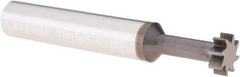Value Collection - 3/8" x 1/8" Woodruff Keyseat Cutter - 2-1/2" OAL x 3/8" Shank - Apex Tool & Supply
