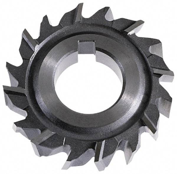 Keo - 4" Diam x 1-1/2" Width of Cut, 18 Teeth, High Speed Steel Side Milling Cutter - Staggered Teeth, Uncoated - Apex Tool & Supply