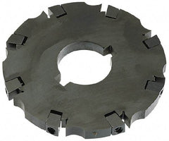 APT - Arbor Hole Connection, 0.765" Cutting Width, 1-7/8" Depth of Cut, 8" Cutter Diam, 1-1/2" Hole Diam, 16 Tooth Indexable Slotting Cutter - SM81 Toolholder, CTA 4 Insert - Apex Tool & Supply
