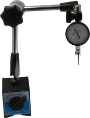 Mitutoyo - Dial Indicator & Base Kit - 2" Base Length x 2-1/4" Base Width x 2-1/4" Base Height - Apex Tool & Supply