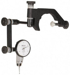 Mitutoyo - 0.0005" Graduation, 0.03" Max Meas, 0-15-0 Dial Reading, Indicator & Base Kit - 1-1/2" Dial Diam - Apex Tool & Supply