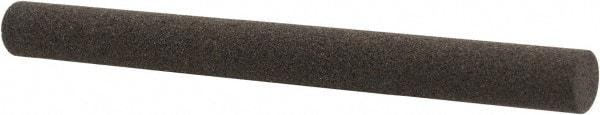 Made in USA - 4" Long x 3/8" Diam x 3/8" Thick, Aluminum Oxide Sharpening Stone - Round, Coarse Grade - Apex Tool & Supply