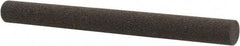 Made in USA - 4" Long x 3/8" Diam x 3/8" Thick, Aluminum Oxide Sharpening Stone - Round, Coarse Grade - Apex Tool & Supply
