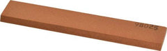 Made in USA - 5" Long x 1" Wide x 3/16" Thick, Aluminum Oxide Sharpening Stone - Rectangle, Fine Grade - Apex Tool & Supply