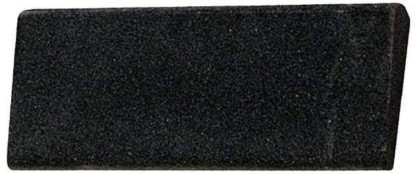Made in USA - 4-1/2" Long x 1-3/4" Diam x 1/2" Thick, Silicon Carbide Sharpening Stone - Round, Coarse Grade - Apex Tool & Supply
