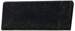 Made in USA - 4-1/2" Long x 1-3/4" Diam x 1/2" Thick, Silicon Carbide Sharpening Stone - Round, Coarse Grade - Apex Tool & Supply