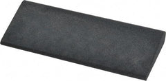 Made in USA - 4-1/2" Long x 1-3/4" Diam x 1/2" Thick, Silicon Carbide Sharpening Stone - Round, Medium Grade - Apex Tool & Supply