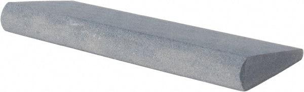 Made in USA - 4-1/2" Long x 1-3/4" Diam x 1/2" Thick, Silicon Carbide Sharpening Stone - Round, Fine Grade - Apex Tool & Supply