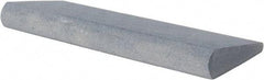 Made in USA - 4-1/2" Long x 1-3/4" Diam x 1/2" Thick, Silicon Carbide Sharpening Stone - Round, Fine Grade - Apex Tool & Supply