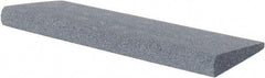Made in USA - 4-1/2" Long x 1-3/4" Diam x 3/8" Thick, Silicon Carbide Sharpening Stone - Round, Medium Grade - Apex Tool & Supply