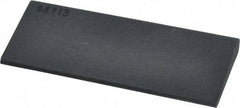 Made in USA - 4-1/2" Long x 1-3/4" Diam x 3/8" Thick, Silicon Carbide Sharpening Stone - Round, Fine Grade - Apex Tool & Supply