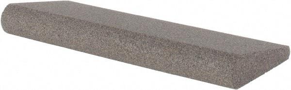 Made in USA - 4-1/2" Long x 1-3/4" Diam x 1/2" Thick, Aluminum Oxide Sharpening Stone - Round, Coarse Grade - Apex Tool & Supply