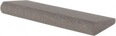 Made in USA - 4-1/2" Long x 1-3/4" Diam x 1/2" Thick, Aluminum Oxide Sharpening Stone - Round, Coarse Grade - Apex Tool & Supply