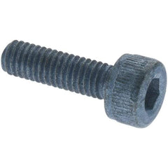 Metric Blue - M24x3.00 Metric Coarse Hex Socket Drive, Socket Cap Screw - Grade 12.9 Alloy Steel, Metric Blue Finish, Fully Threaded, 70mm Length Under Head - Apex Tool & Supply