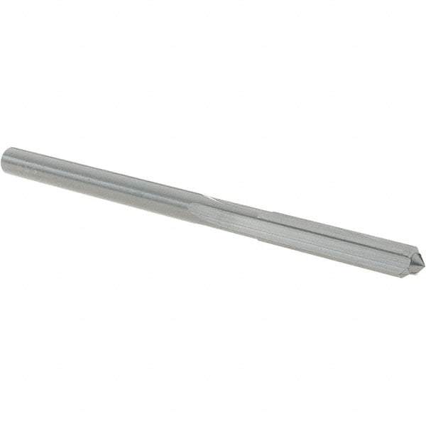 OSG - #19 Solid Carbide Chucking Reamer - Straight Flute, 5/32" Straight Shank, 7/8" Flute Length, 2-3/4" OAL - Apex Tool & Supply