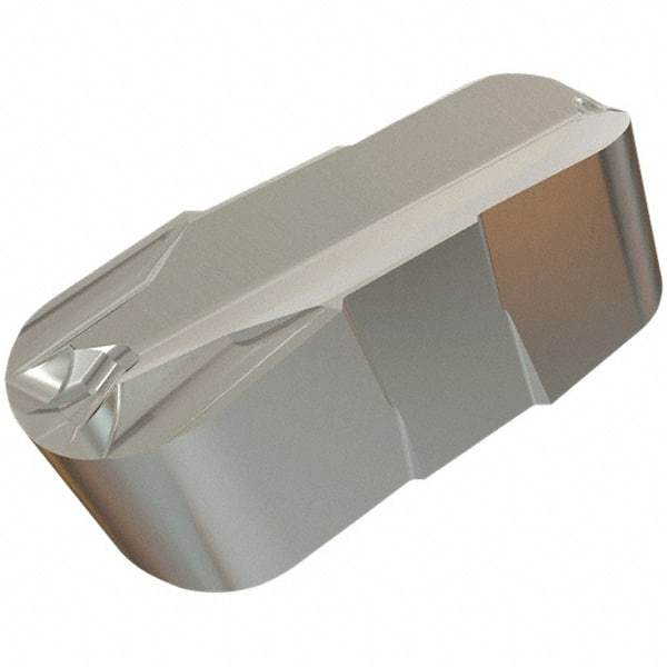 Iscar - 478239GIF Grade IC8250, 4.78mm Cutting Width Carbide Grooving Insert - 11.4mm Max Depth of Cut, Neutral, 2.39mm Corner Radius, TiCN/Al2O3/TiN Finish - Apex Tool & Supply